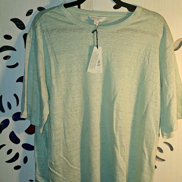 Relaxed fit Linen T-shirt size Large - Picture 3 of 4